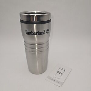 Timberland Indy 16oz Stainless Steel Travel Tumbler Insulated Drink Metal New